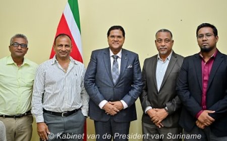 Santokhi bedankt bedrijfsleven voor samenwerking