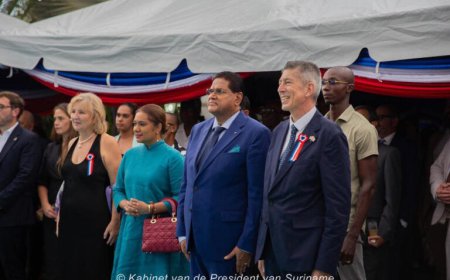 Bastille Day: President Santokhi prijst Franse vriendschap en samenwerking