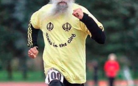 Oudste marathonloper (114) ter wereld omgekomen bij verkeersongeluk in Beas Pind, India