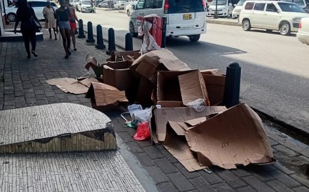 Winkeliers in centrum Paramaribo beboet voor vervuiling 