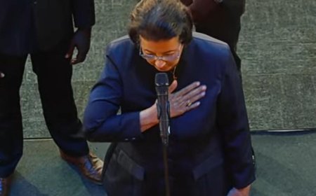 Jenny Simons aanvaardt presidentschap van Suriname