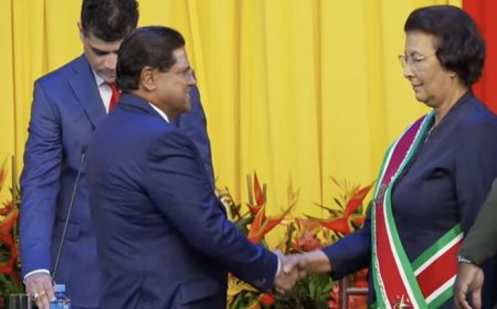 Breaking: Jennifer Simons beëdigd tot president Suriname