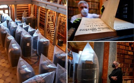 Opmerkelijk – Kevers eten papier tienduizenden boeken oudste bibliotheek Hongarije op