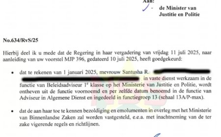 Op de valreep reeks bevorderingen en benoemingen op Justitie en Politie