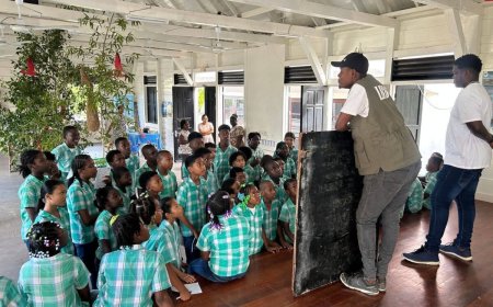Informatiesessies in Coronie om jongeren bewust te maken van natuurbescherming