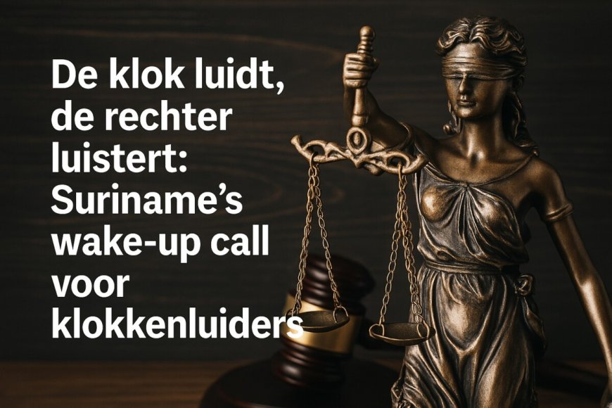 De klok luidt, de rechter luistert: Suriname’s wake-up call voor klokkenluiders