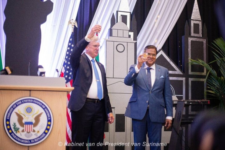 President Santokhi: “VS en Suriname verbonden door democratische waarden”