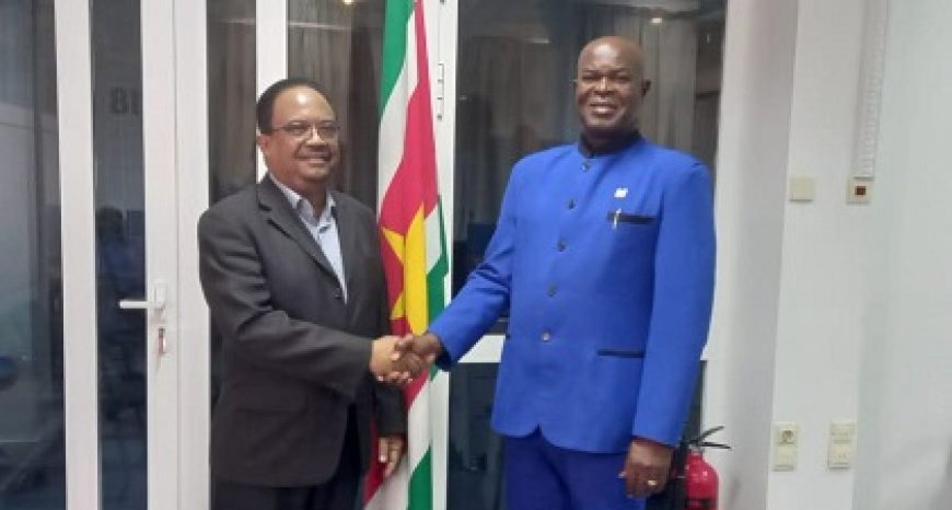 Vertrekkende- en aankomende vicepresident hebben gesprek