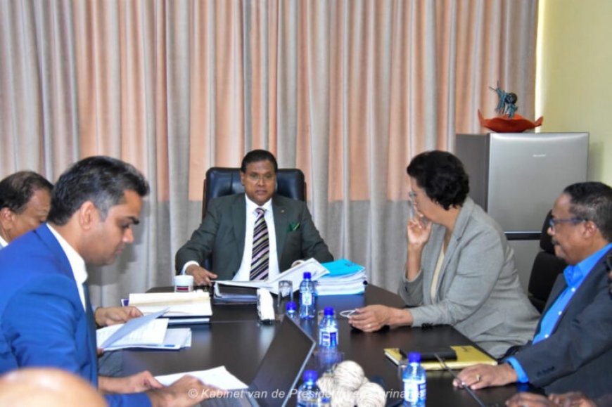 President en ministers voeren overleg met president-elect en vicepresident-elect