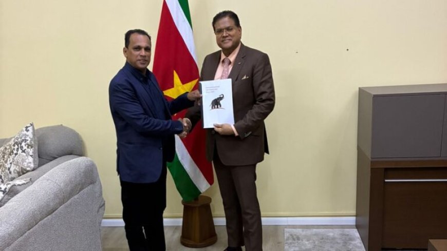 VHP-Nederland presenteert evaluatierapport verkiezingen aan Santokhi