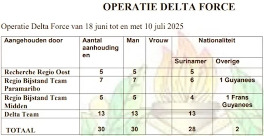 30 verdachten aangehouden na reeks misdrijven: Oproep tot waakzaamheid