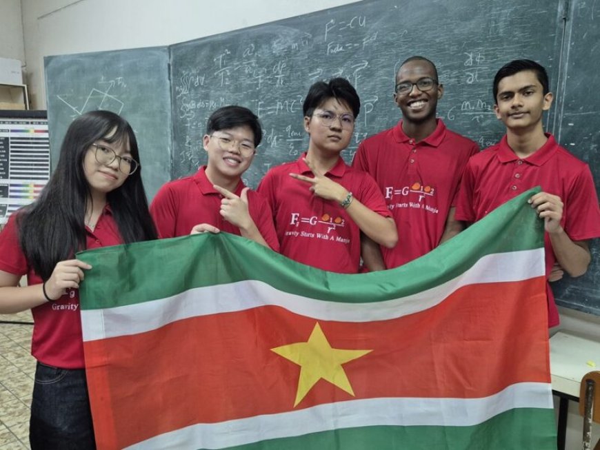 Suriname met vijf leerlingen naar internationale natuurkunde Olympiade