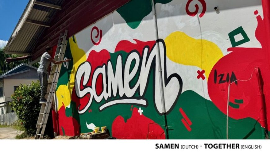 Muurschildering ‘Samen’ moet kracht, verbondenheid en culturele trots bevorderen