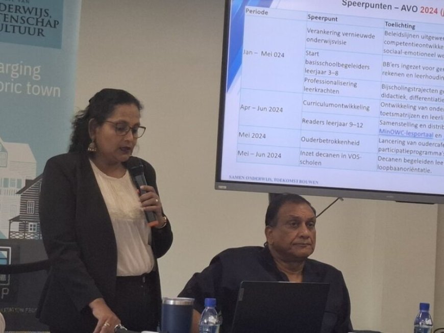 Onderwijsdirecteur Helima Poese concludeert: ‘Lerarentekort een van de grootste zwaktes’