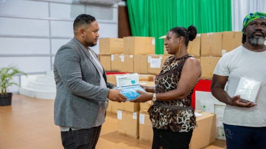 Sociale instellingen ontvangen medische verbruiksartikelen via presidentiële commissie