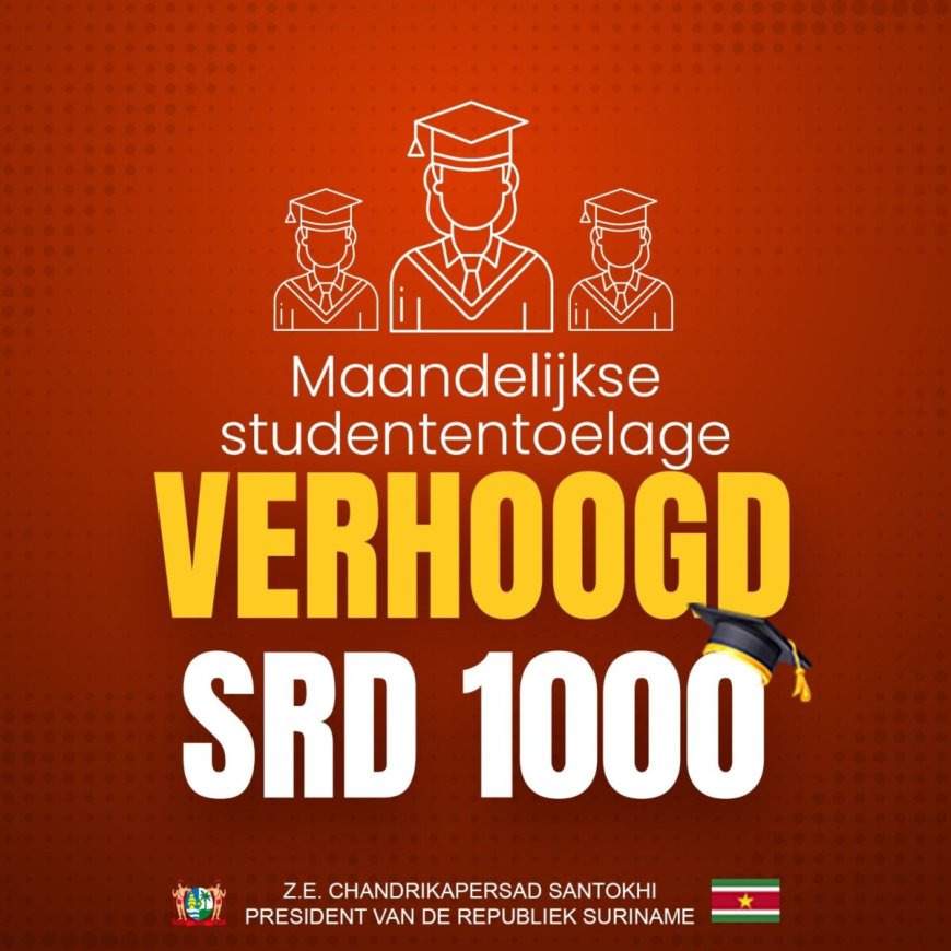 Studietoelage via NOB overgemaakt 
