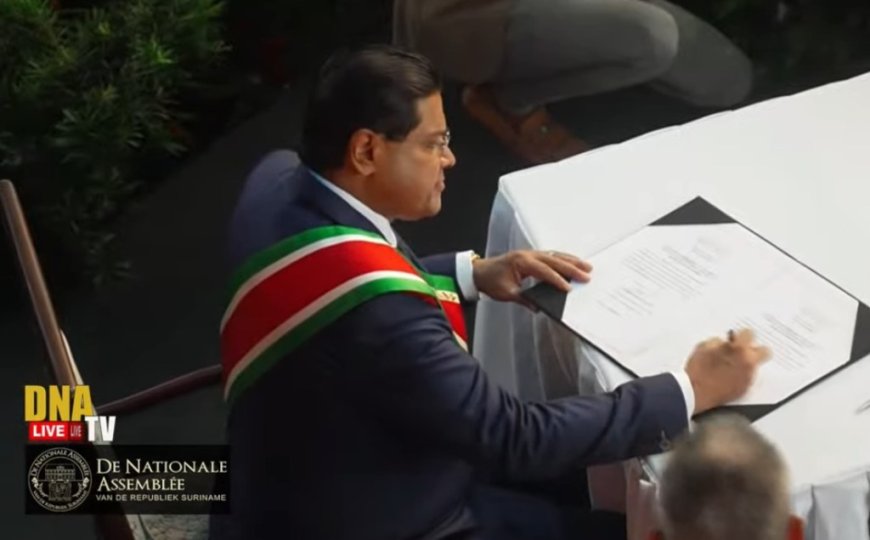 Jennifer Simons de nieuwe president van Suriname