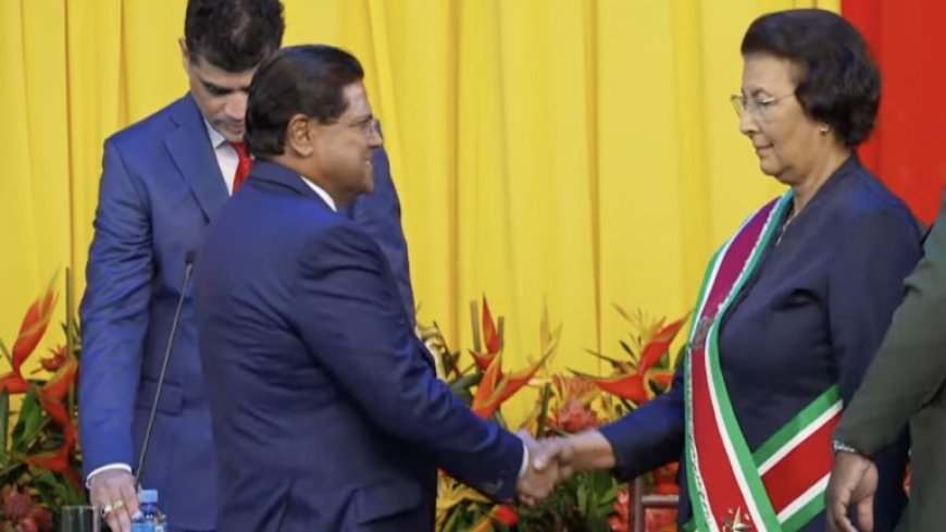 Breaking: Jennifer Simons beëdigd tot president Suriname