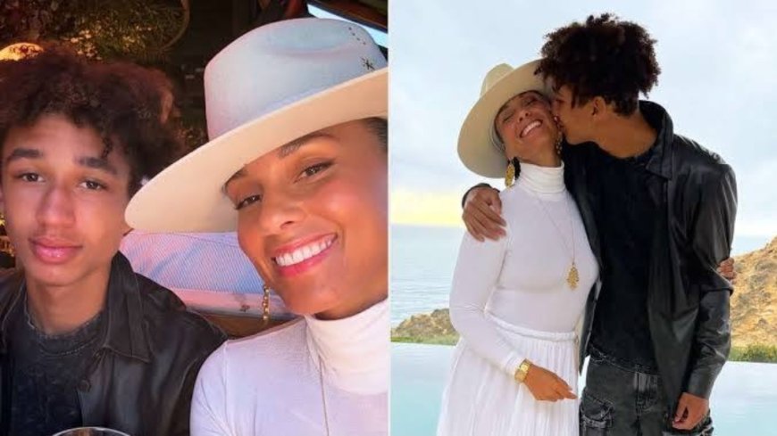 Alicia Keys trots op ‘jonge koning’ zoon Egypt (14) tijdens moeder-zoon date