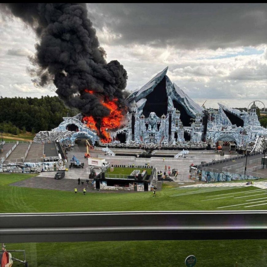 Tomorrowland gaat door ondanks brand: hoofdpodium verwoest