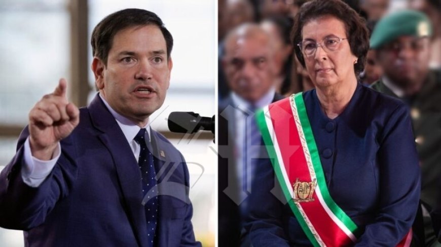 VS-minister Rubio belt met president Simons over samenwerking met Suriname
