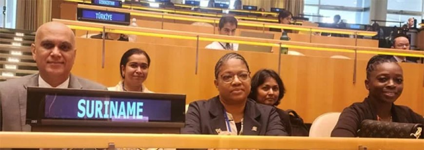 Suriname benadrukt inzet voor duurzame ontwikkeling op VN-top