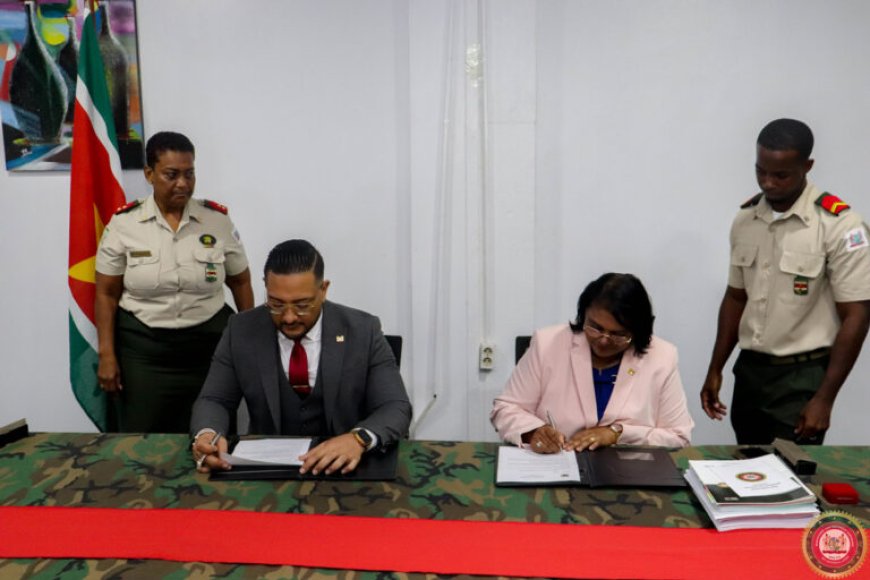 Minister Ramsaran: ‘Een sterkere Defensie betekent een veiliger Suriname’