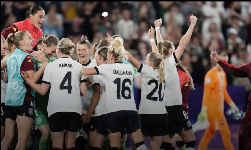 Duitsland verslaat Frankrijk na vroege rode kaart en bereikt halve finale EK 2025