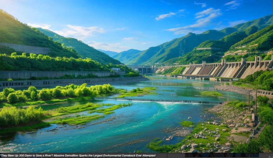 China sloopt 300 dammen om zeldzame vissoorten nabij de Yangtze-rivier te beschermen