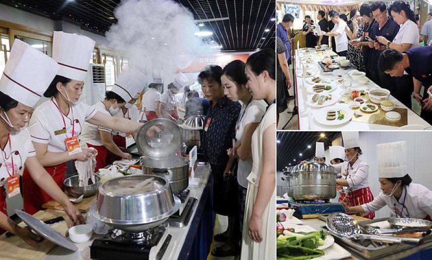 Noord-Korea houdt nationale kookwedstrijd voor honden vlees 