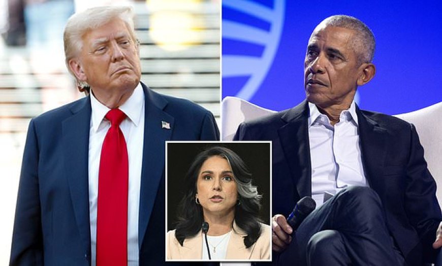 Trump roept op tot arrestatie van Obama na explosieve onthulling van Tulsi Gabbard