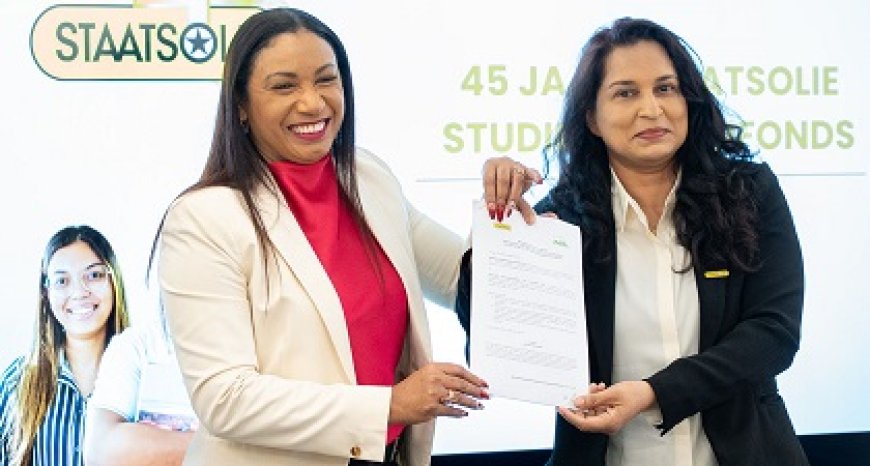 Jubilerend Staatsolie stelt 45 studiebeurzen beschikbaar