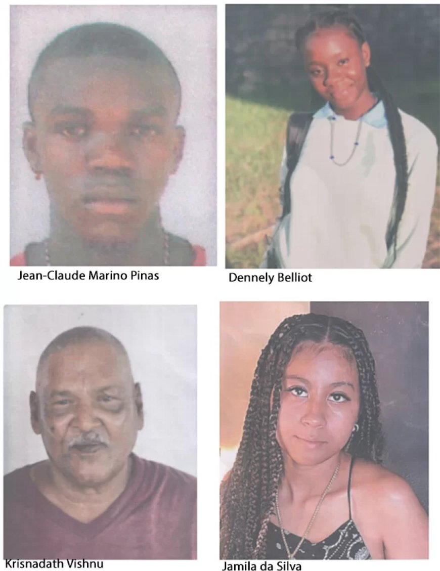 Politie spoort vier vermiste personen op