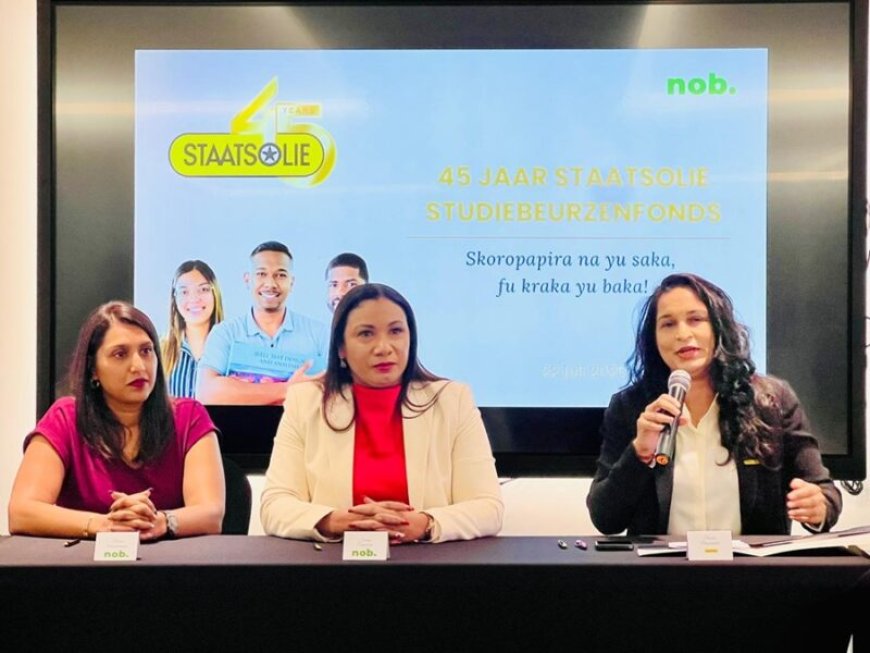 Staatsolie Studiebeurzenfonds voor 45 studenten