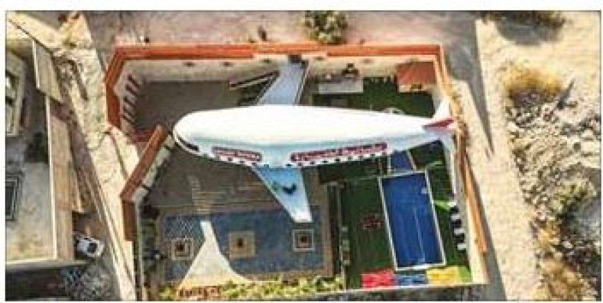 Westelijke Jordaanoever ‘vliegtuigchalet’ laat luchtvaartdromen opstijgen.