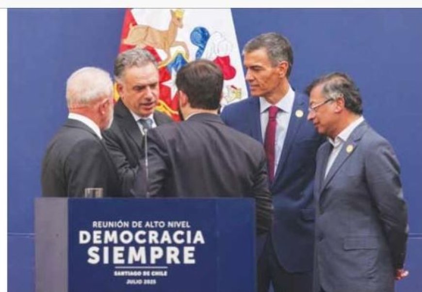 Zuid-Europese en Zuid-Amerikaanse leiders bundelen krachten voor democratie en tegen VS-belei