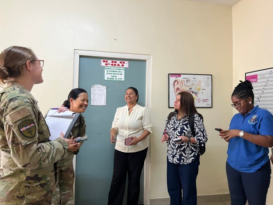 U.S. Air Force brengt kennismakingsbezoek aan MMC Nieuw Nickerie 