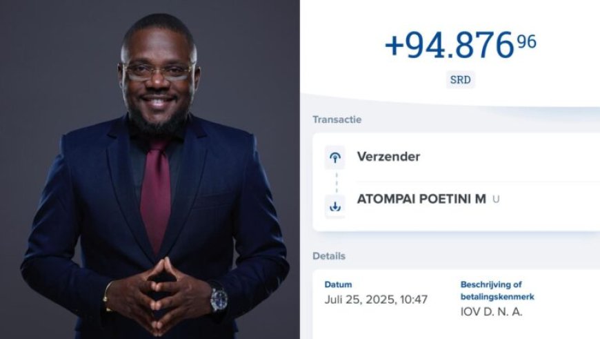 Poetini Atompai: “Maandelijks SRD 50.000 voor de samenleving”