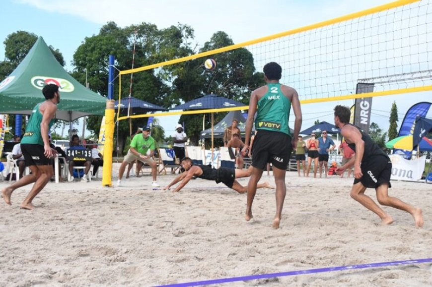 Amerika en Mexico winnaars Norceca Beach Tour Suriname