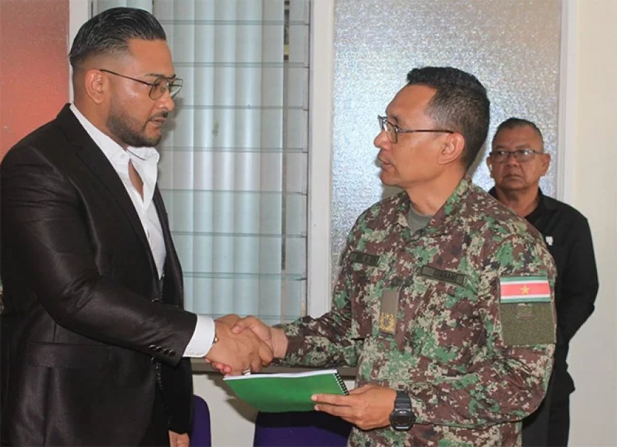 Minister Ramsaran belooft militairen waardering en versterking