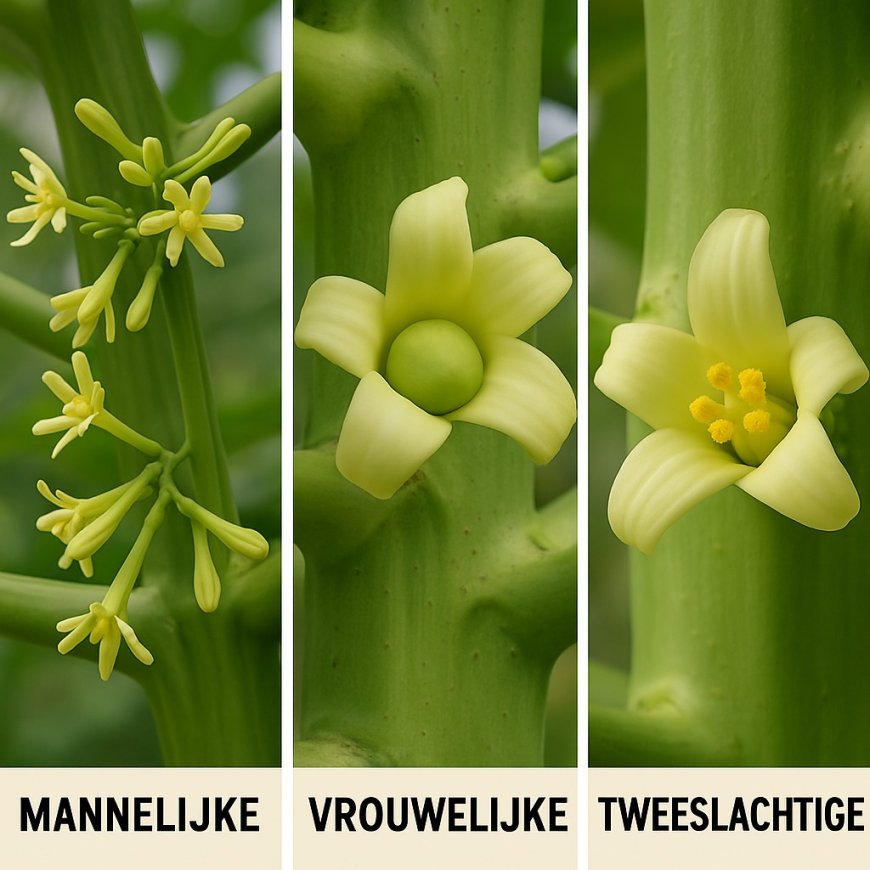 Wat papajabloemen je vertellen over de toekomst van je boom