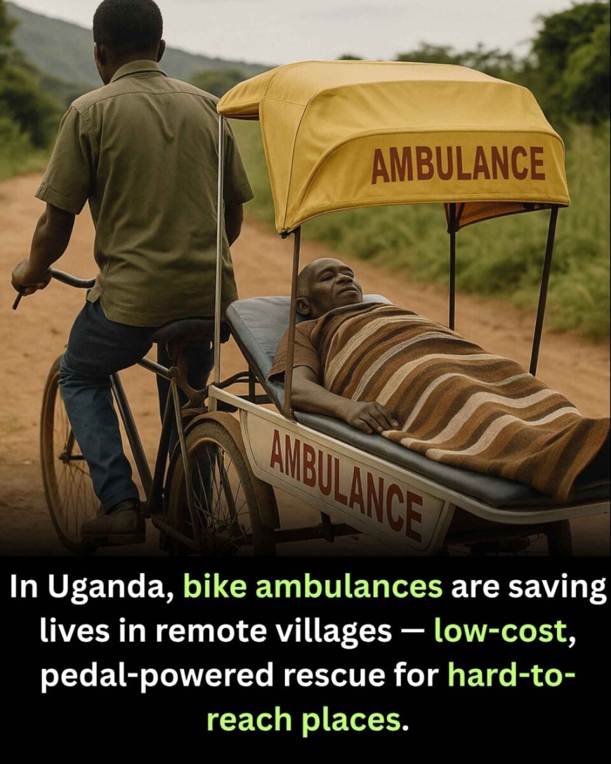 WIST U DAT: Er in Oeganda fietsambulances zijn?
