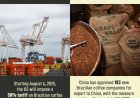 China verwelkomt 183 Braziliaanse koffiebedrijven na Amerikaanse importheffingen