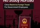 China verbiedt ambtenaren om naar het buitenland te reizen 