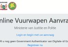 Vuurwapenvergunning verlengen? Online doen