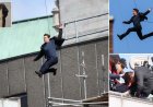 Tom Cruise brak bijna zijn rug bij ‘stunt’ in Mission Impossible