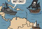 Suriname tussen oorlogsschepen en piraten vlaggen