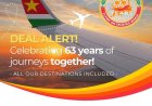 Surinam Airways viert 63 jaar bestaan