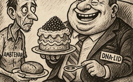 Democratie op z’n Surinaams: de ene ambtenaar krijgt brood, de andere een taart met kaviaar