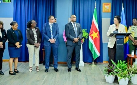 Minister Bouva bij bezoek president: ‘We need to make Suriname shine again’